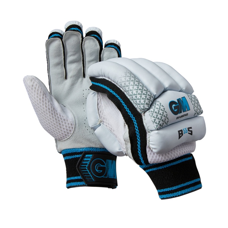 GM Batting Gloves Diamond|Small Junior LH|White/Black