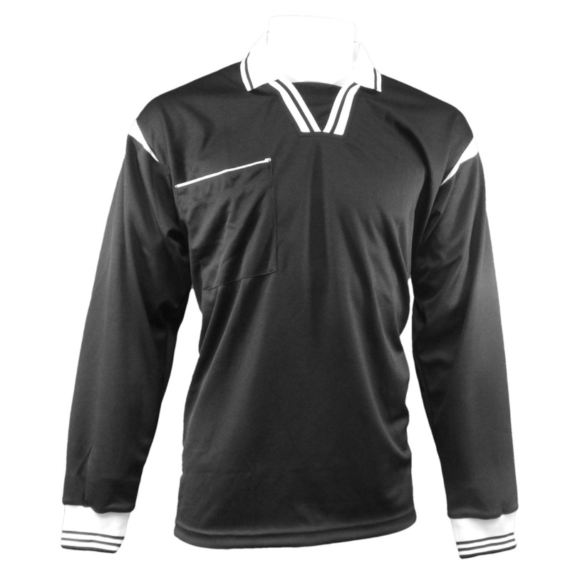 Referee Jersey|Large|Medium|X-Large|Black/White