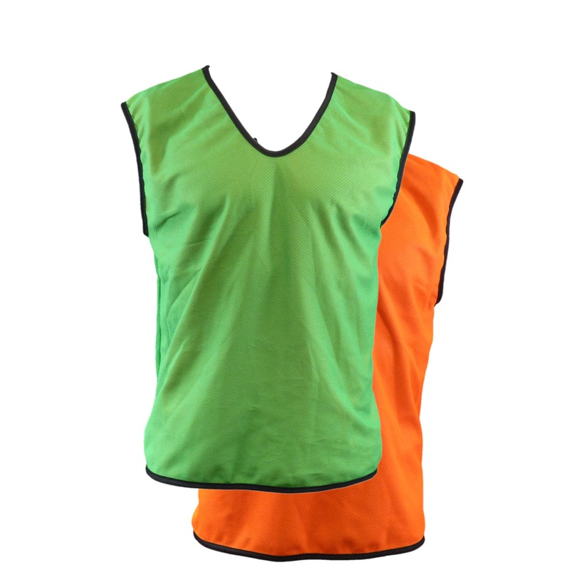 Reversible Bib|LRG / XL|Medium|Green/Orange