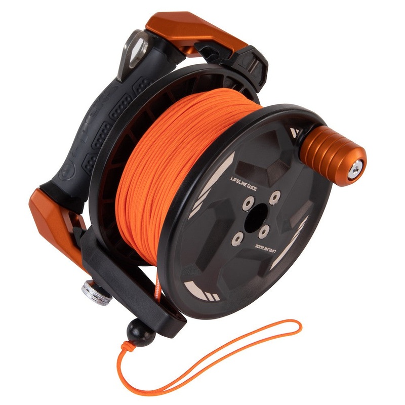 Apeks Lifeline Guide Reel 120m – Orange
