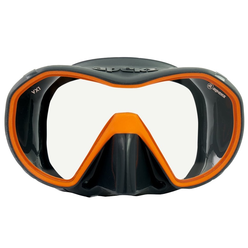 Apeks VX1 Mask – Grey/Orange