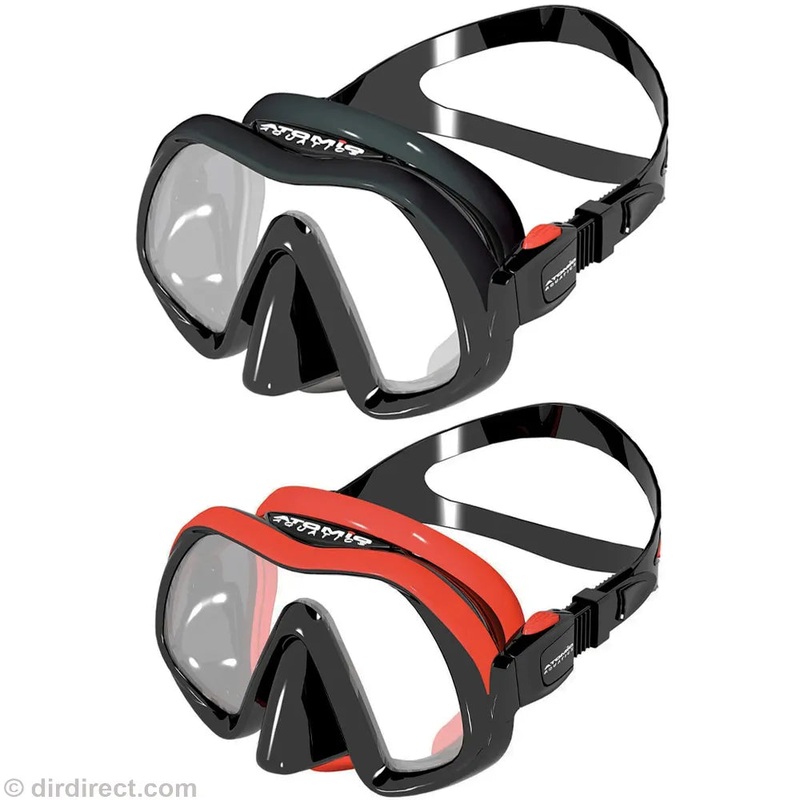 Atomic Venom Frameless Mask|Black/Black|Black/Red