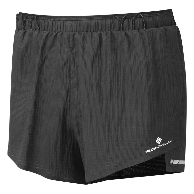 Ronhill Mens Tech Race Short|Small|Medium|Large|X-Large|Black