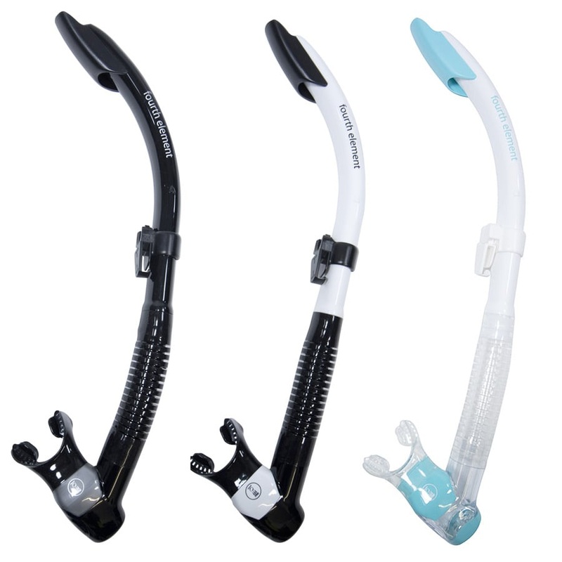 Fourth Element Splash Snorkel|Black/White|Aqua/White|Black