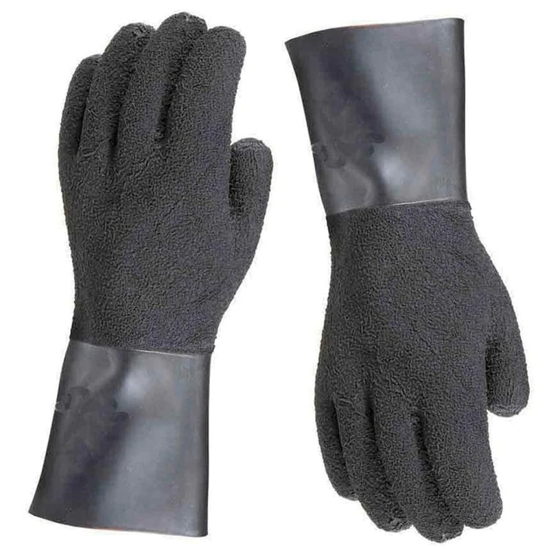 Kubi Textured Heavyweight Dry Gloves – Black