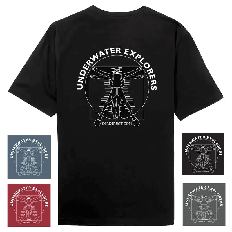 Underwater Explorers T-Shirt|Black|Blue|Grey|Red|M|L|XL|2XL