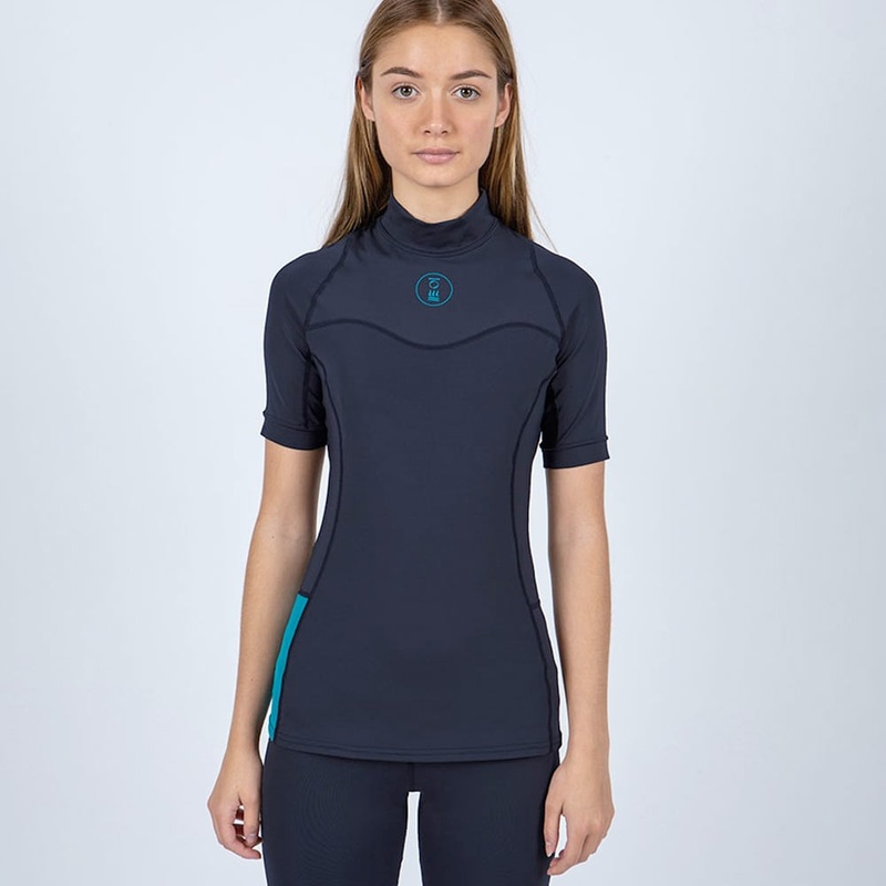 Fourth Element Women’s Short Sleeve Hydro-T Rashguard – Navy