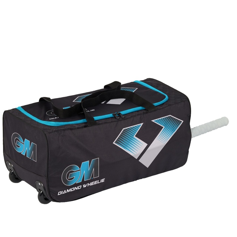 GM Diamond 606 Wheelie Bag|Black/Blue