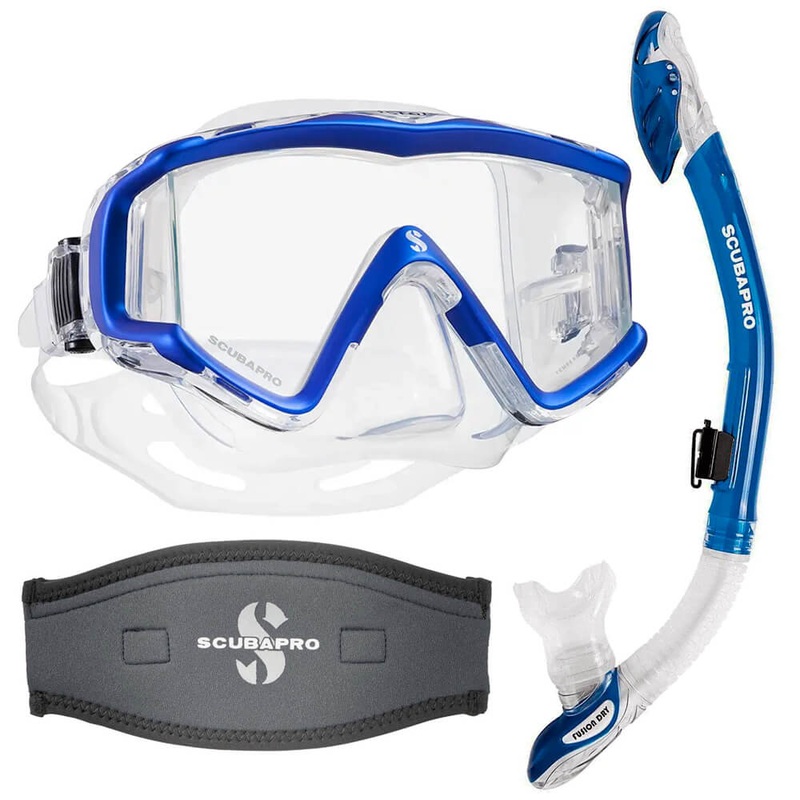 Scubapro Snorkelling Set – Crystal Vu and Fusion Dry