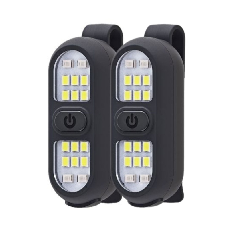 Six Peaks LED Clip-On Lights|Set of 2|Black