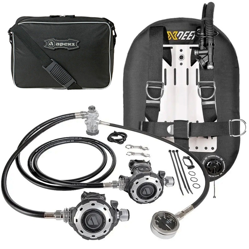 DIR XDeep Apeks Starter Package – Zeos Wing + MTX-RC Long Hose Regulator