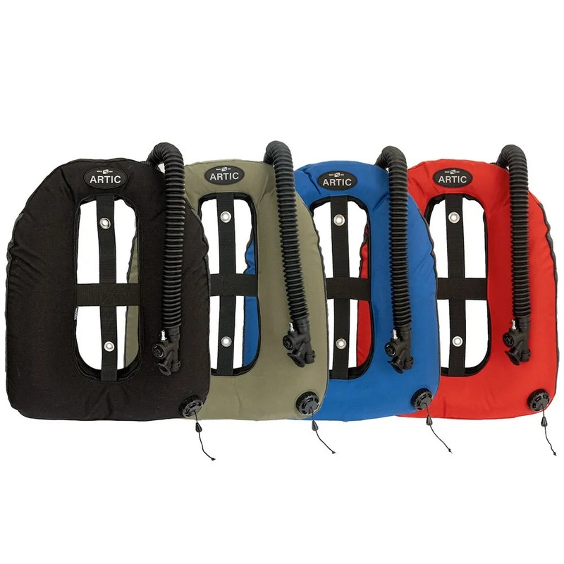Dive Rite Artic Wing|Black|OD Green|Blue|Red|12″|16″