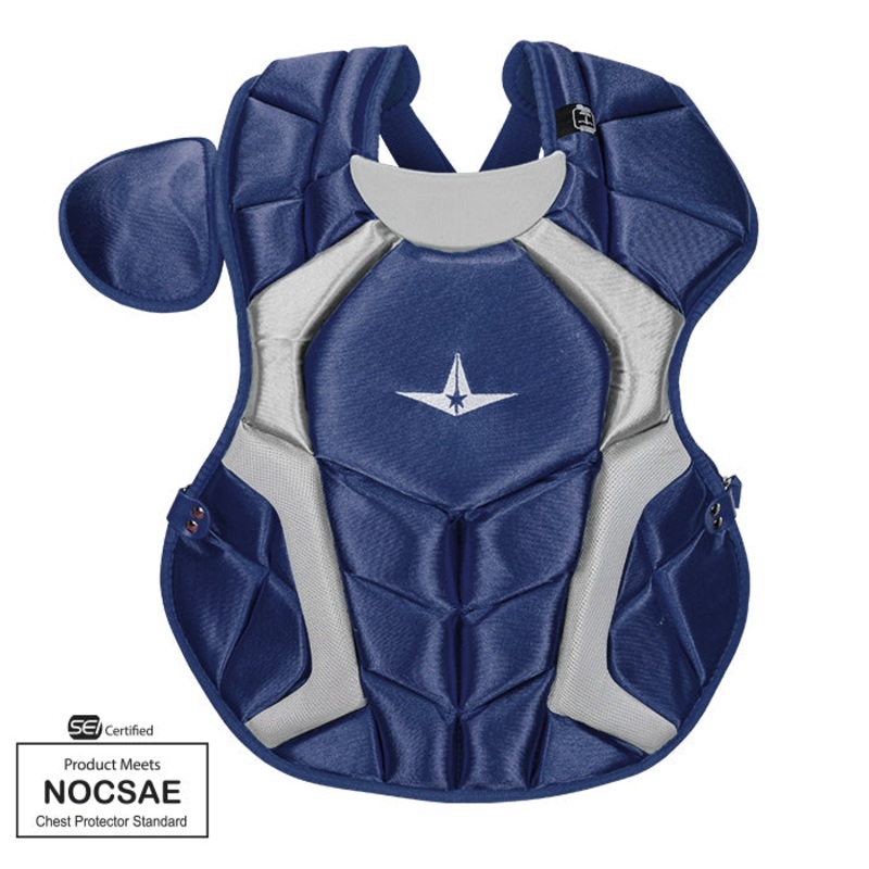AllStar Player’s Series Chest Protector 15.5 Navy – Catcher’s Chest Protector