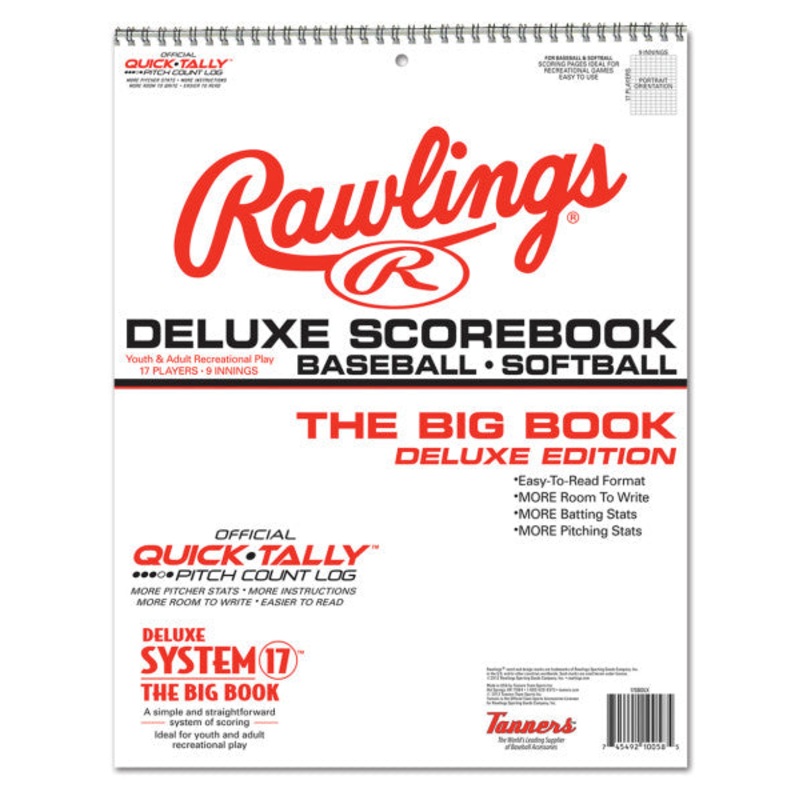 Rawlings System-17 Deluxe Scorebook – 17SBDLX