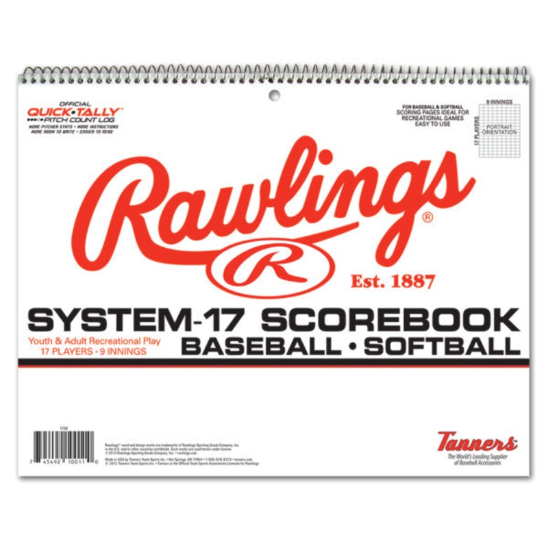 Rawlings System-17 Scorebook – 17SB