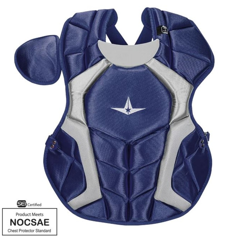 AllStar Player’s Series Chest Protector 13.5 Navy – Catcher’s Chest Protector