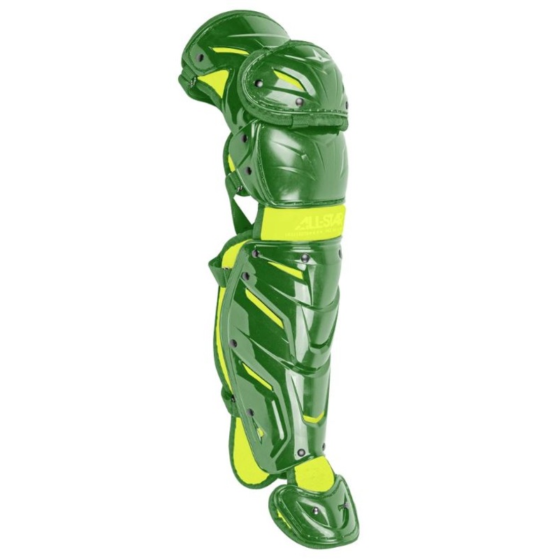Allstar S7 AXIS 14.5 Green/Gold – Catchers Leg Guard