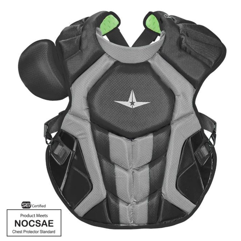 AllStar S7 AXIS 16.5 (NOCSAE) Black – Catcher’s Chest Protector CPCC40PRO