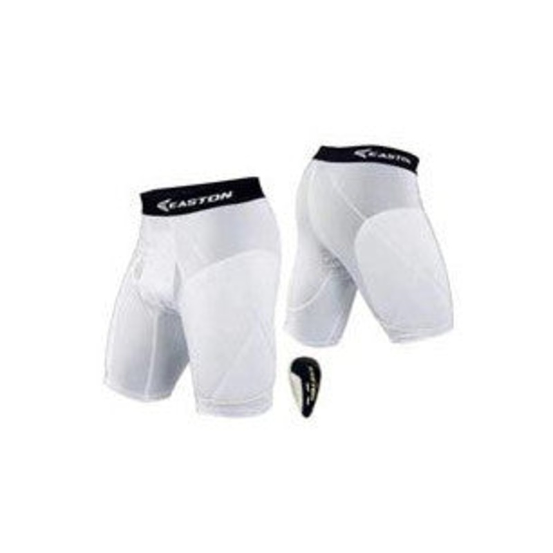 Easton Protective Sport Short with Cup – White