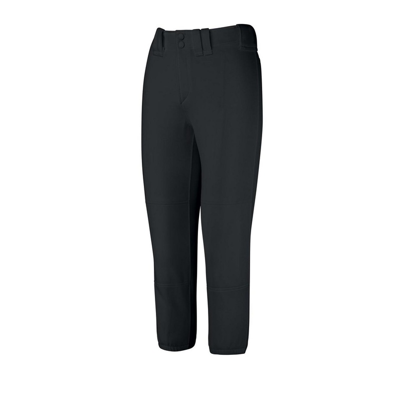 Mizuno Belted Softball Pant Black- Softball Pant