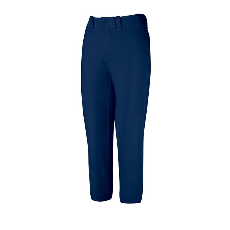 Mizuno Belted Softball Pant Navy- Softball Pant