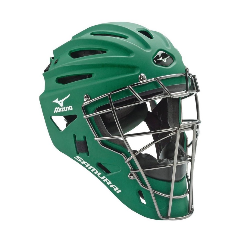 Mizuno Samurai G4 Adult – Catchers Helmet – Green