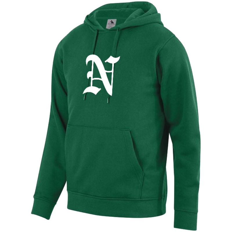 Augusta Newmarket Hawks N Green Embroidered Hoodie