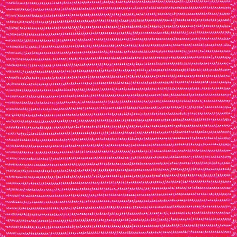 Shocking Pink Grosgrain Ribbon
