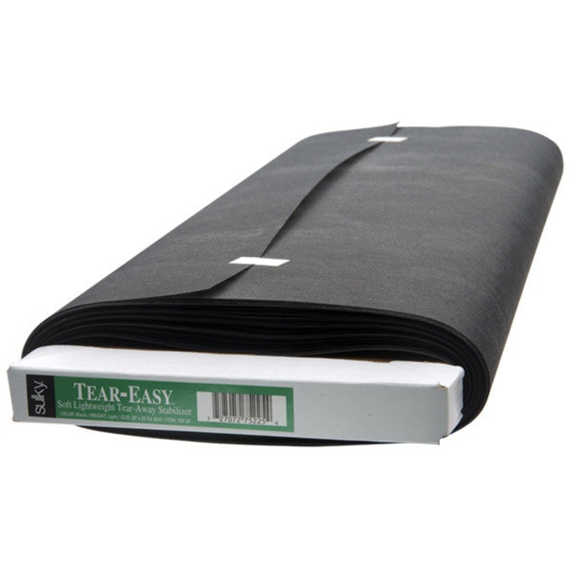 Sulky Tear-Easy Stabilizer – Black – 20”