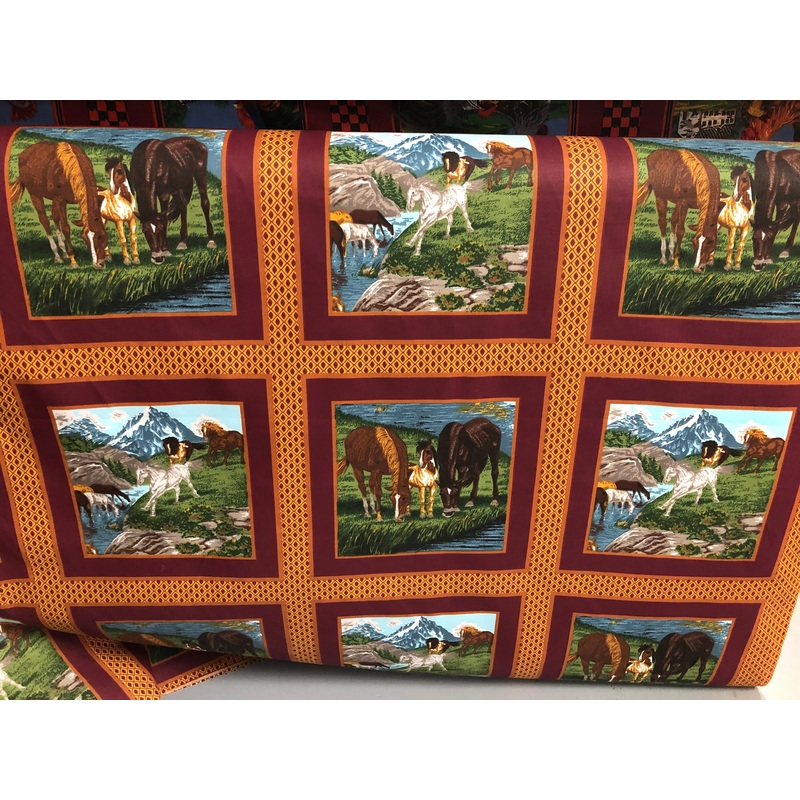 Horses- maroon *SALE*