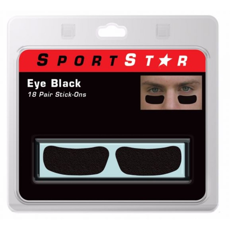 SportStar’s Eye Black Stick-Ons (Black)