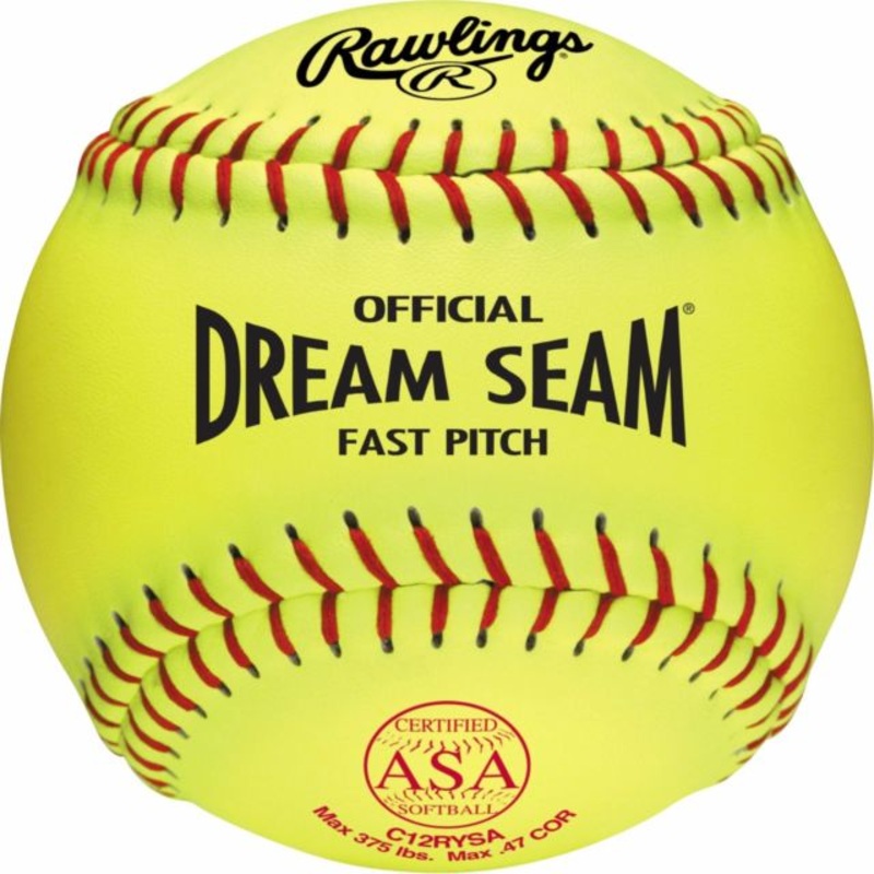 Rawlings 12 Synthetic Cover Dream Seam Softball