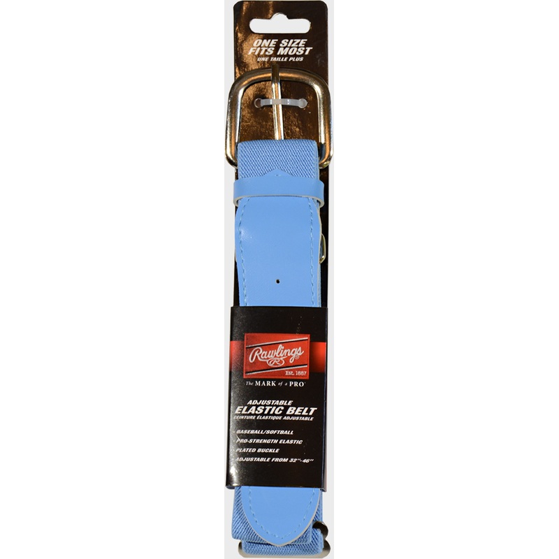 Rawlings Adjustable Elastic Baseball Carolina Blue Belt – Aurora-King