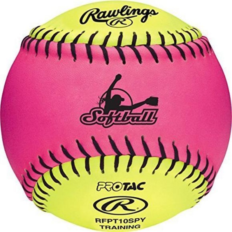 Rawlings RFPT10SPY 10 Optic Pink/Yellow FPEX Training Ball