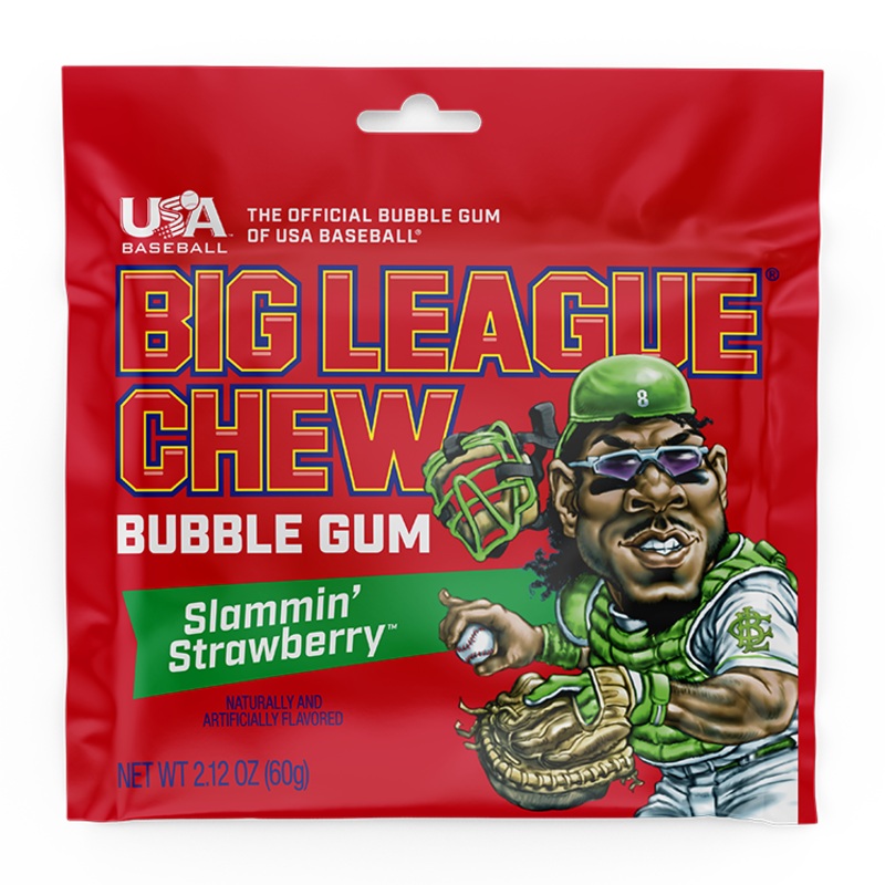 Big League Chew – Slammin’ Strawberry