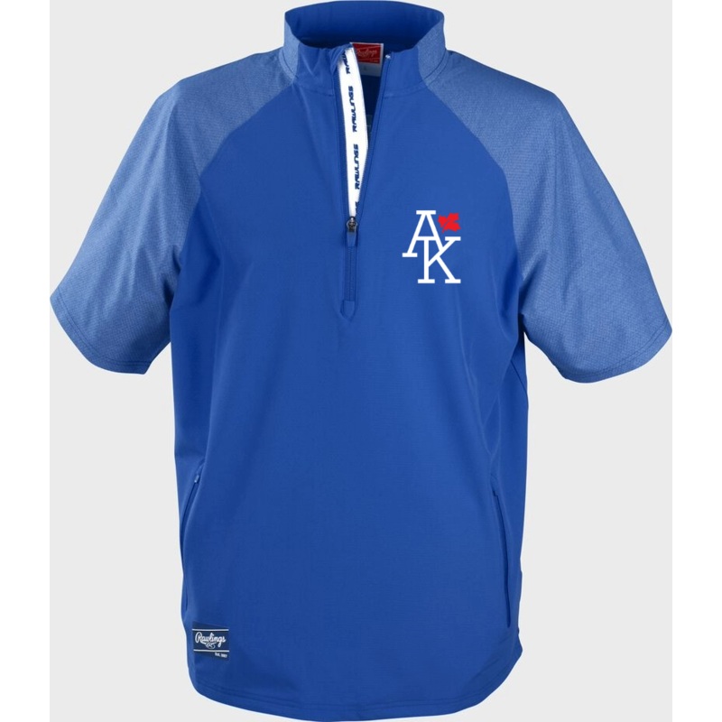 Rawlings ColorSync Short Sleeve Cage Jacket – Aurora-King Jays | Embroidered