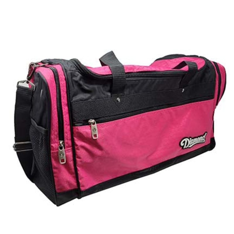 Diamond Sport Duffle Bag|Black/Pink|Black/Orange