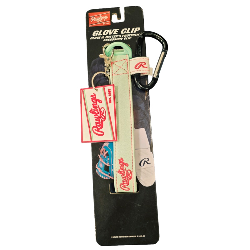 Rawlings Glove Clip – Mint/Pink