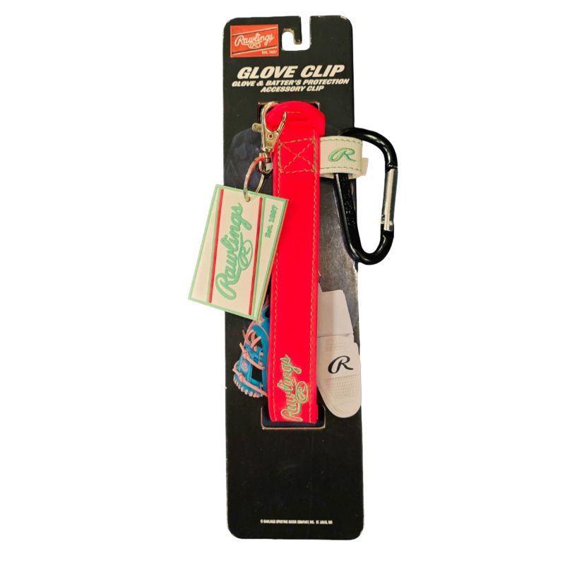 Rawlings Glove Clip – Pink/Mint