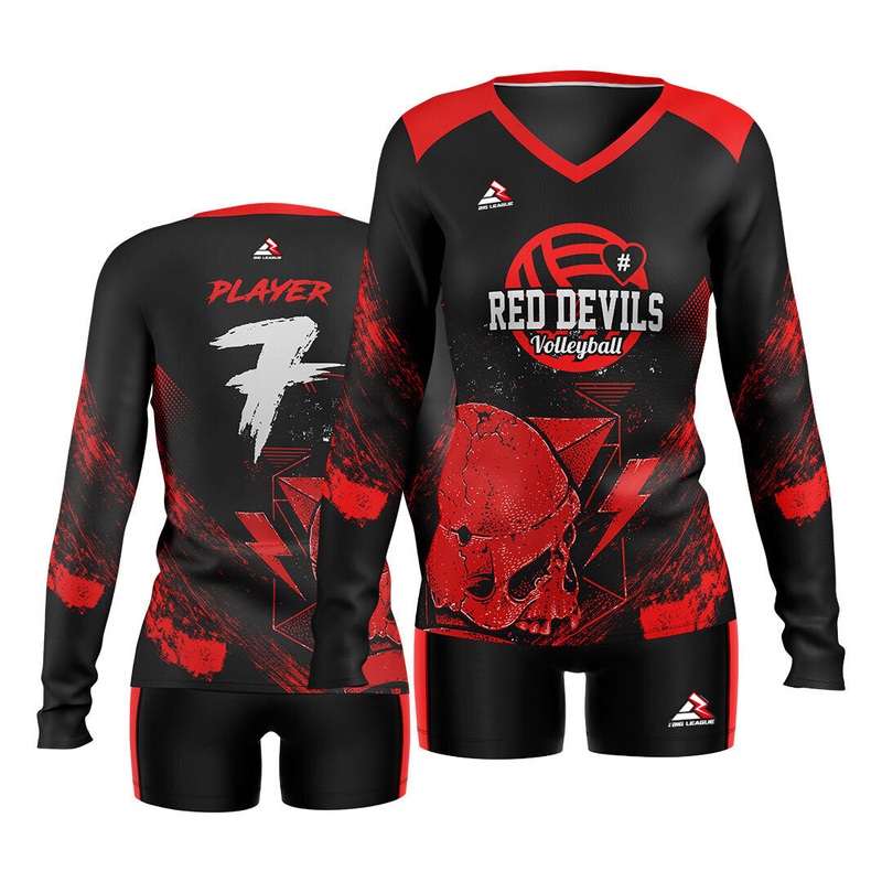 Red Devils – Volleyball|With Shorts|Without Shorts|Small|Medium|Large|XL|XXL|3XL|4XL|5XL|6XL|2T -Toddler|3T- Toddler|4T – Toddler|YXS|YS|YM|YL|YXL