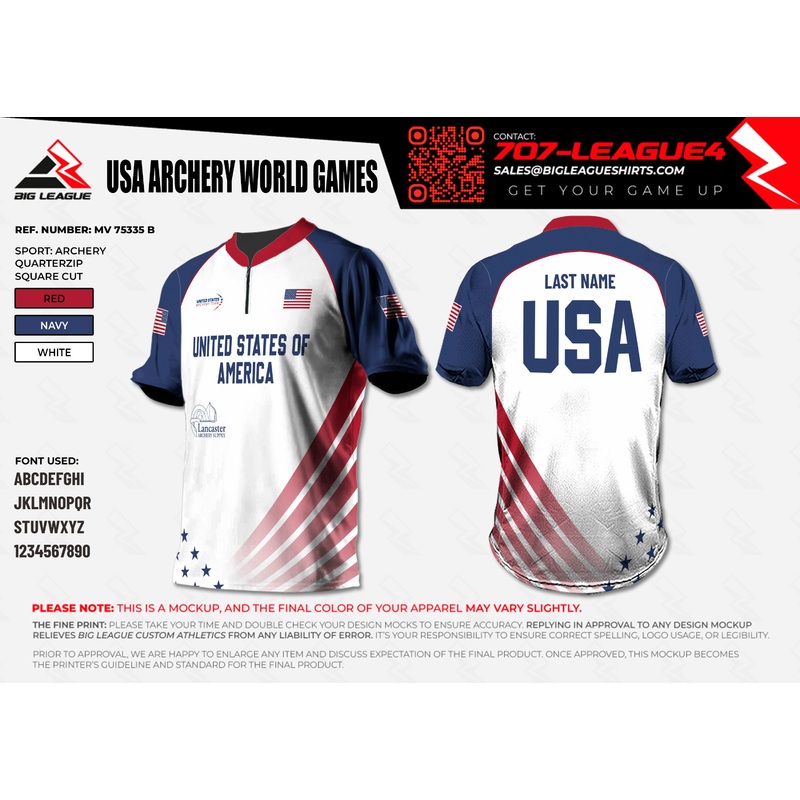 2025 USA Archery – World Games – Free (Max: 2)