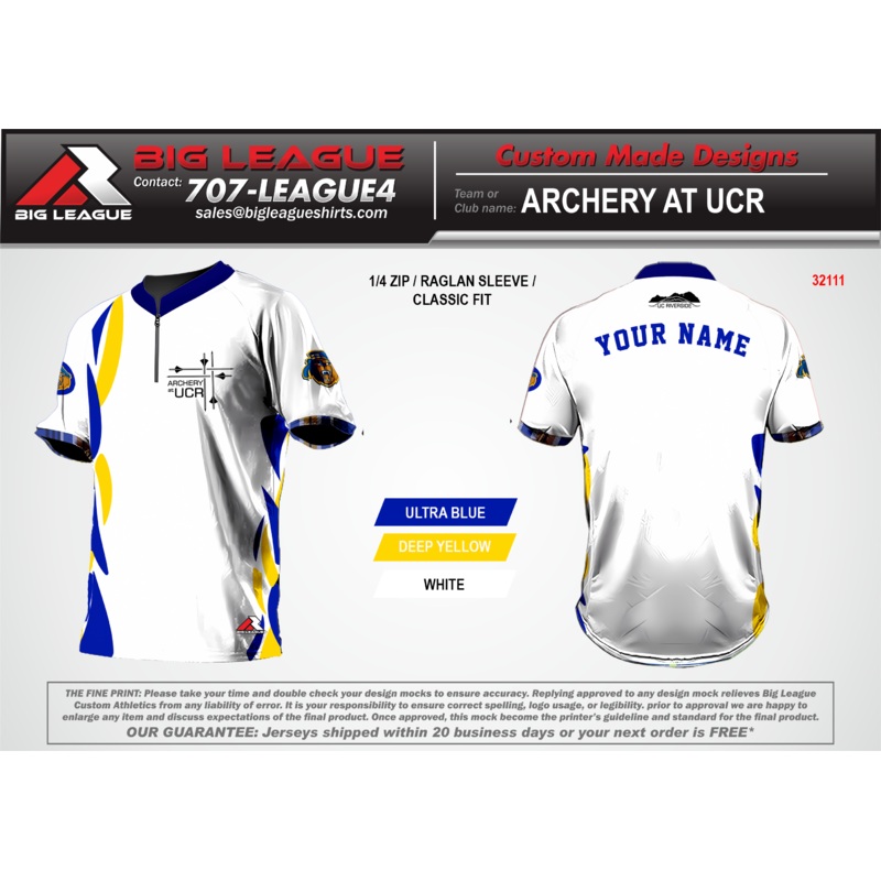 Archery at UCR Team Store|1/4 zip