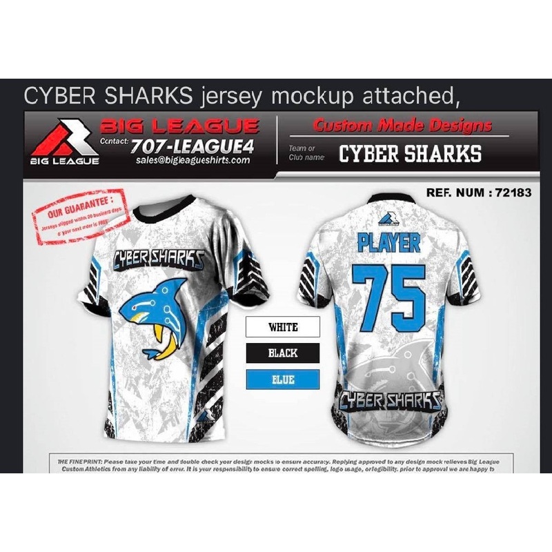 Cyber Sharks Team Store|Crew neck