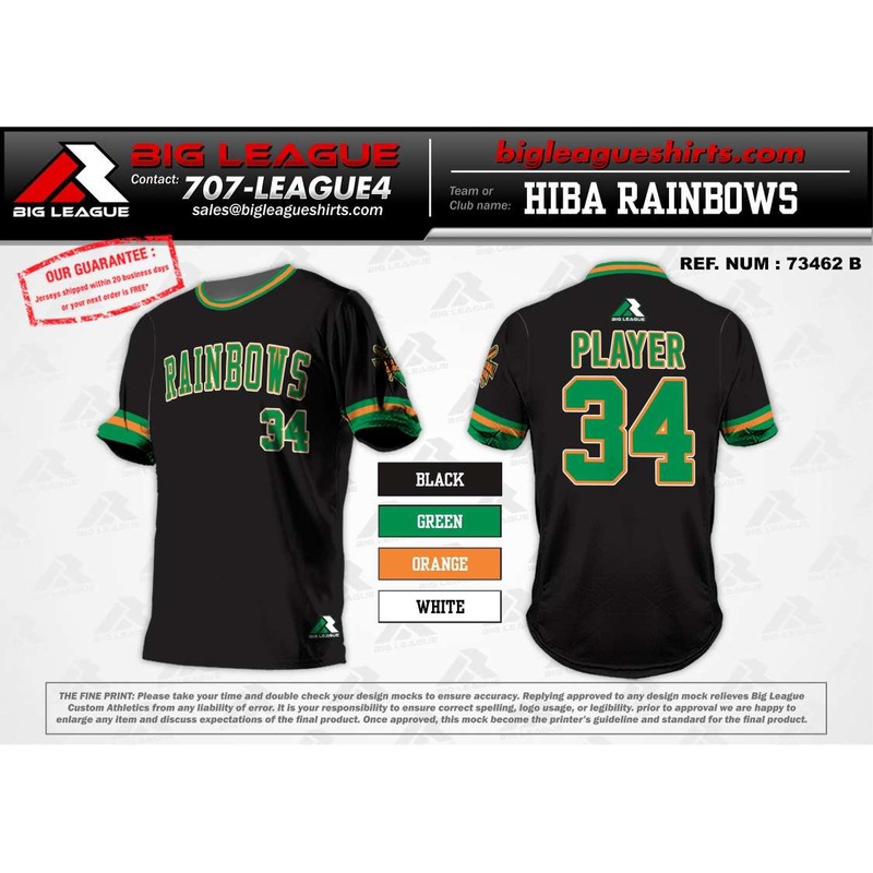 HIBA Rainbows Team Store|Crew Neck|Black