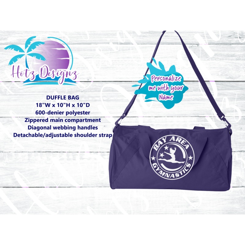 Bay Area Gymnastics Duffle Bag