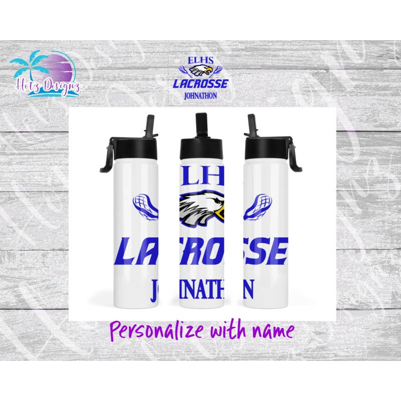 Eagles Lacrosse 22oz Sports Bottle