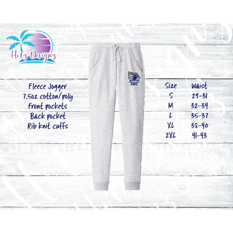 Eagles Lacrosse 23 Joggers|S|M|L|XL|2XL