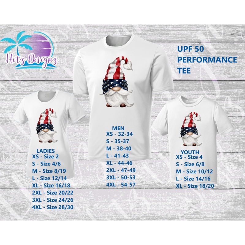 Patriotic Gnome Adult & Youth Shirts