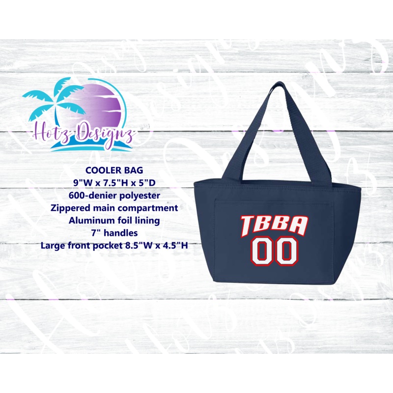 TBBA Baseball Cooler