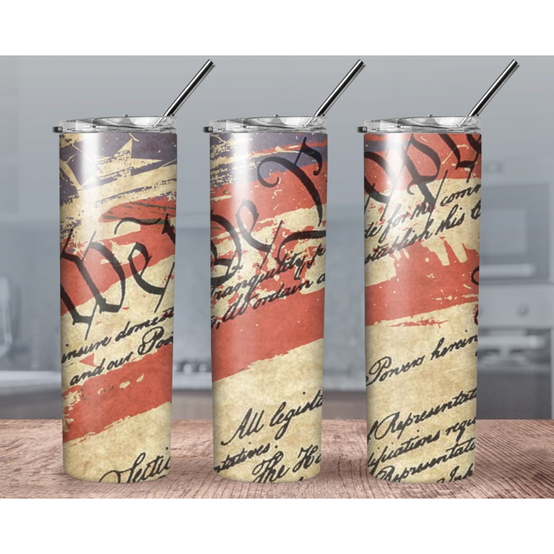 We the People Skinny Tumbler
